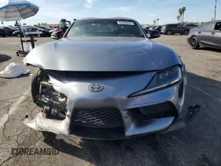 2021 Toyota GR Supra 3.0 with VIN WZ1DB0C00MW039702, listed as a Copart auction lot 89028515 with 42,426 mi miles and Salvage Title. Bid and sale history available at carsss.com. Image 5.