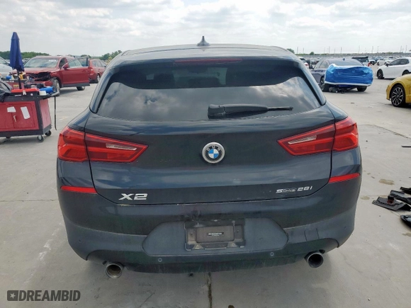 2018 BMW X2 sDrive28i with VIN WBXYJ3C39JEJ84109, listed as a Copart auction lot 53585265 with 123,495 mi miles and Clean Title. Bid and sale history available at carsss.com. Image 6.
