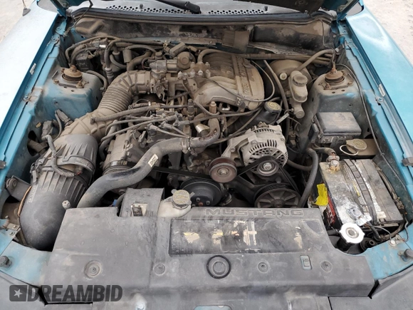1994 Ford Mustang with VIN 1FALP404XRF140382, listed as a Copart auction lot 82917284 with 89,673 mi miles and Salvage Title. Bid and sale history available at carsss.com. Image 11.