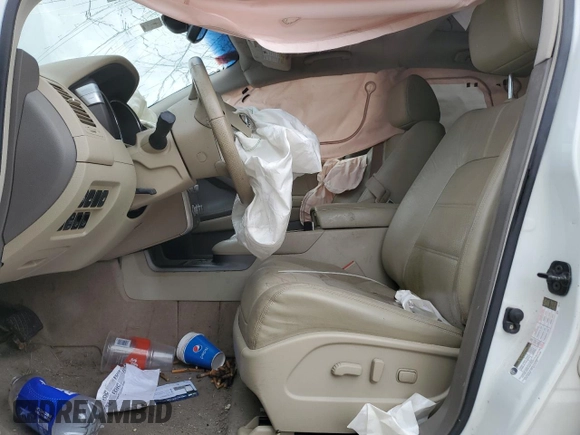 2012 Nissan Murano SV with VIN JN8AZ1MW8CW216621, listed as a Copart auction lot 43841924 with Not Provided miles and Salvage Title. Bid and sale history available at DreamBid. Image 7.