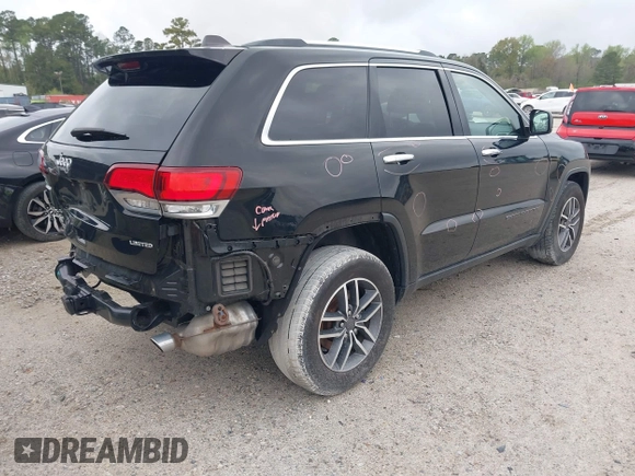 2021 Jeep Grand Cherokee Limited with VIN 1C4RJFBG8MC678548, listed as a IAAI auction lot 41912645 with 73,594 mi miles and . Bid and sale history available at DreamBid. Image 4.