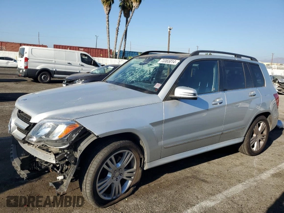 2014 Mercedes-Benz GLK 350 with VIN WDCGG5HBXEG255390, listed as a Copart auction lot 73365014 with 49,745 mi miles and Salvage Title. Bid and sale history available at DreamBid. Image 1.