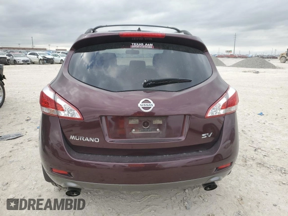 2013 Nissan Murano S with VIN JN8AZ1MU5DW206712, listed as a Copart auction lot 86338434 with 118,819 mi miles and Clean Title. Bid and sale history available at carsss.com. Image 6.