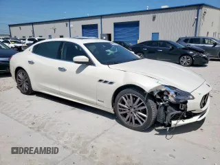 2019 Maserati Quattroporte S GranLusso z VIN ZAM56YPL0K1322908, wystawiony jako Copart lot #56584955 z przebiegiem 35 842 mil mil oraz Szkoda całkowita • Salvage title. Historia ofert i sprzedaży dostępna na DreamBid. Obrazek 4.