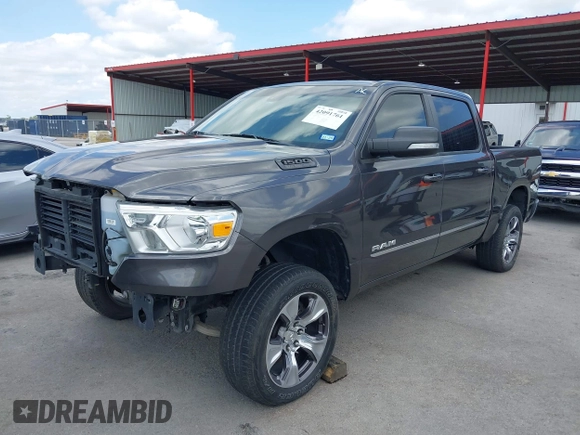 2022 Ram 1500 Big Horn with VIN 1C6SRFFT8NN137742, listed as a IAAI auction lot 42091761 with 38,005 mi miles and . Bid and sale history available at DreamBid. Image 19.