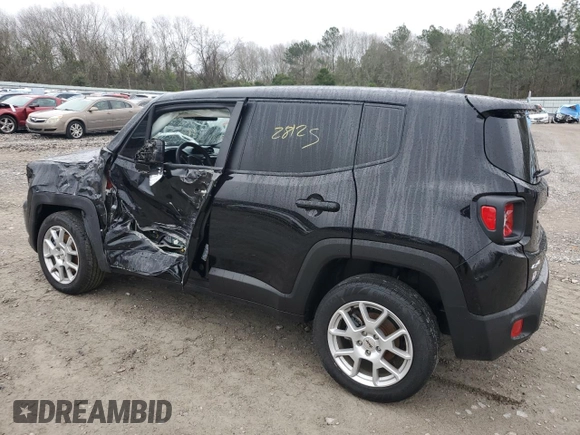 2023 Jeep Renegade Upland with VIN ZACNJDB1XPPP15384, listed as a Copart auction lot 44714055 with 28,125 mi miles and Salvage title. Bid and sale history available at DreamBid. Image 2.