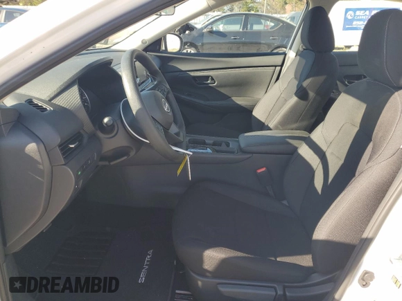 2025 Nissan Sentra S with VIN 3N1AB8BV8SY288089, listed as a Copart auction lot 52110395 with 242 mi miles and Salvage Title. Bid and sale history available at DreamBid. Image 7.