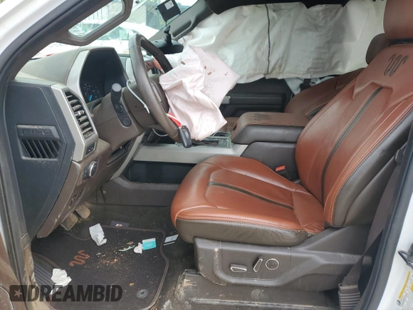 2019 Ford F-150 XL with VIN 1FTEW1C41KFB19166, listed as a Copart auction lot 53800144 with 97,876 mi miles and Salvage Title. Bid and sale history available at DreamBid. Image 7.