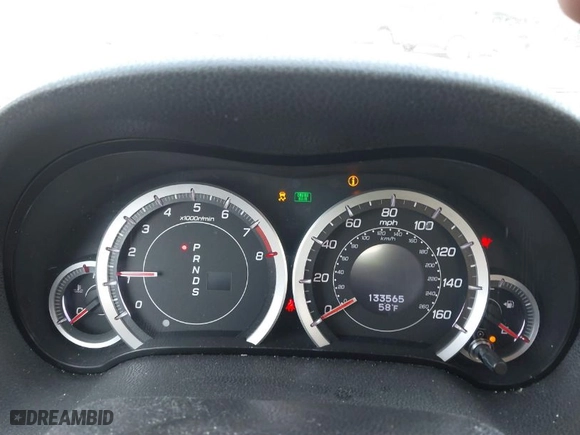 2012 Acura TSX with VIN JH4CU2F43CC008389, listed as a IAAI auction lot 41593732 with 133,565 mi miles. Bid and sale history available at carsss.com. Image 7.