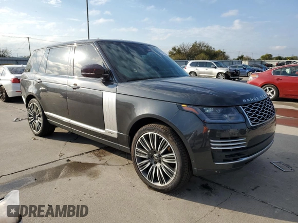 2020 Land Rover Range Rover Autobiography with VIN SALGV5SE1LA593476, listed as a Copart auction lot 70404914 with 18,533 mi miles and Salvage title. Bid and sale history available at DreamBid. Image 4.