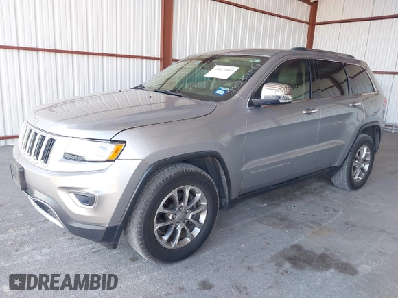 2015 Jeep Grand Cherokee Limited with VIN 1C4RJEBG1FC232321, listed as a IAAI auction lot 42029909 with 107,250 mi miles. Bid and sale history available at carsss.com. Image 2.