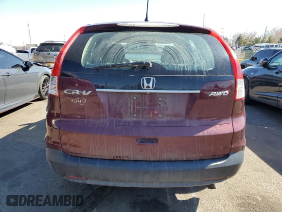 2014 Honda CR-V LX with VIN 5J6RM4H32EL075316, listed as a Copart auction lot 48077585 with 198,637 mi miles and Salvage Title. Bid and sale history available at carsss.com. Image 6.