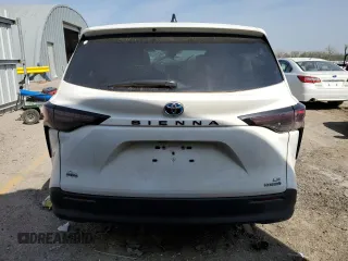 2024 Toyota Sienna LE with VIN 5TDKRKECXRS190669, listed as a Copart auction lot 52487115 with 0 mi miles and Salvage Title. Bid and sale history available at carsss.com. Image 6.