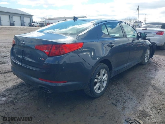 2011 Kia Optima EX with VIN KNAGN4A75B5156895, listed as a IAAI auction lot 41729991 with 151,348 mi miles. Bid and sale history available at carsss.com. Image 4.