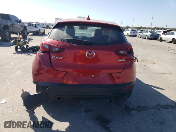 2016 Mazda CX-3 Touring with VIN JM1DKDC72G0133669, listed as a Copart auction lot 85026234 with Not Provided miles and Salvage Title. Bid and sale history available at carsss.com. Image 6.