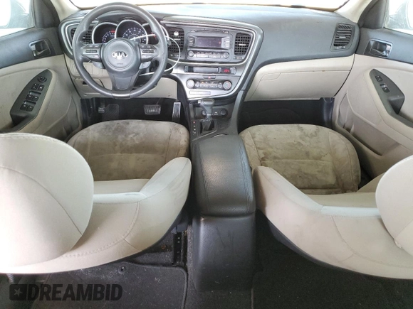 2015 Kia Optima LX with VIN 5XXGM4A70FG442144, listed as a Copart auction lot 55502955 with 118,429 mi miles and Clean Title. Bid and sale history available at DreamBid. Image 8.