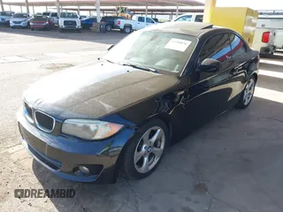 2012 BMW 1 Series 128i with VIN WBAUP9C54CVL91554, listed as a IAAI auction lot 41960036 with 111,434 mi miles and . Bid and sale history available at DreamBid. Image 2.