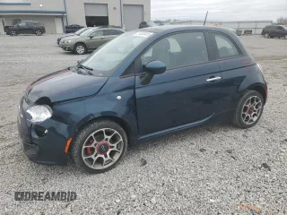 2013 FIAT 500 Sport with VIN 3C3CFFBR1DT528914, listed as a Copart auction lot 51333415 with 77,711 mi miles and Salvage title. Bid and sale history available at DreamBid. Image 1.