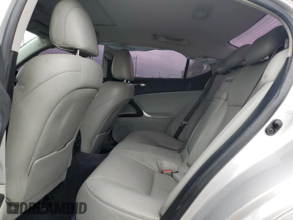 2006 Lexus IS 350 z VIN JTHBE262565002061, wystawiony jako Copart lot #53846425 z przebiegiem Nie podano mil oraz Szkoda całkowita • Salvage title. Historia ofert i sprzedaży dostępna na DreamBid. Obrazek 10.