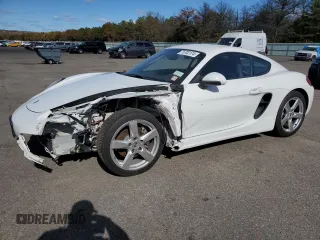 2015 Porsche Cayman with VIN WP0AA2A87FK163789, listed as a Copart auction lot 76702174 with 39,950 mi miles and Salvage Title. Bid and sale history available at DreamBid. Image 1.