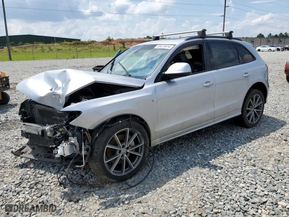2016 Audi Q5 Prestige with VIN WA1W7AFP2GA051823, listed as a Copart auction lot 58473414 with 88,002 mi miles and Salvage Title. Bid and sale history available at carsss.com. Image 1.