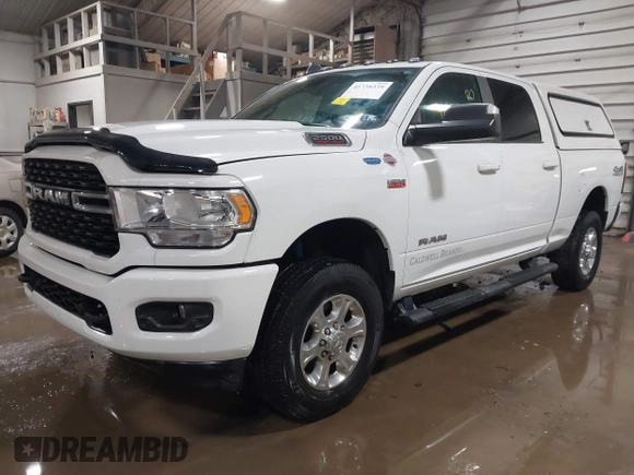 2022 Ram 2500 Big Horn with VIN 3C6UR5DJ4NG370966, listed as a IAAI auction lot 41738339 with 89,787 mi miles. Bid and sale history available at carsss.com. Image 17.