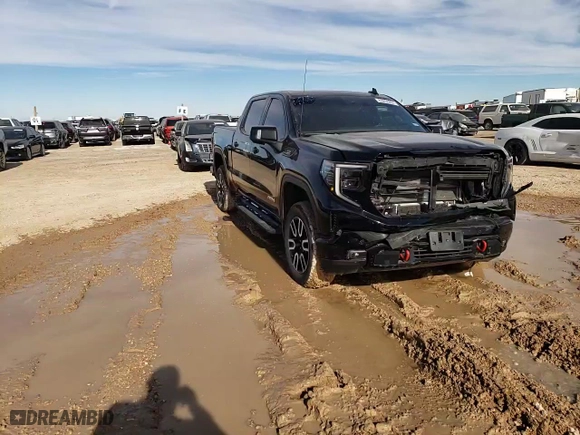 2024 GMC Sierra 1500 AT4 with VIN 1GTUUEE82RZ102815, listed as a Copart auction lot 83852894 with 20,545 mi miles and Salvage Title. Bid and sale history available at carsss.com. Image 10.