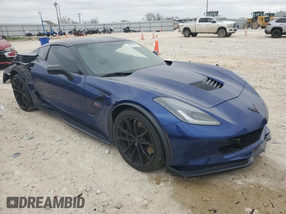 2017 Chevrolet Corvette Grand Sport 2LT with VIN 1G1YY2D77H5119864, listed as a Copart auction lot 43371005 with 68,594 mi miles and Clean Title. Bid and sale history available at carsss.com. Image 4.