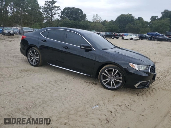 2020 Acura TLX w/Technology Pkg with VIN 19UUB3F45LA000888, listed as a Copart auction lot 72623044 with 68,322 mi miles and Salvage Title. Bid and sale history available at carsss.com. Image 4.