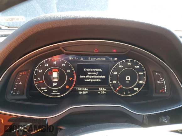 2017 Audi Q7 Prestige with VIN WA1VAAF7XHD032983, listed as a Copart auction lot 51950725 with 108,354 mi miles and Salvage Title. Bid and sale history available at carsss.com. Image 9.