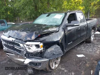2022 Ram 1500 Big Horn with VIN 1C6RREBG0NN218347, listed as a IAAI auction lot 42498136 with 52,997 mi miles and . Bid and sale history available at DreamBid. Image 2.