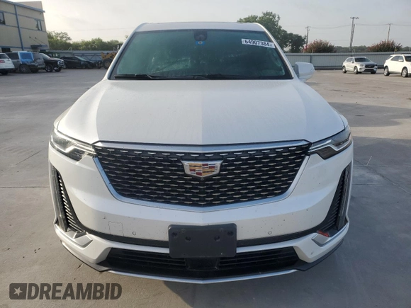 2020 Cadillac XT6 FWD Premium Luxury with VIN 1GYKPCRS7LZ122715, listed as a Copart auction lot 64907384 with 45,599 mi miles and Clean Title. Bid and sale history available at carsss.com. Image 5.