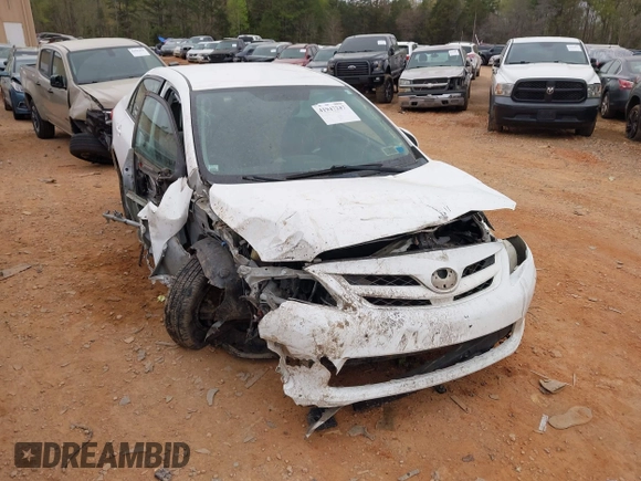 2011 Toyota Corolla L with VIN 2T1BU4EE0BC698479, listed as a IAAI auction lot 41947247 with 132,371 mi miles. Bid and sale history available at carsss.com. Image 1.