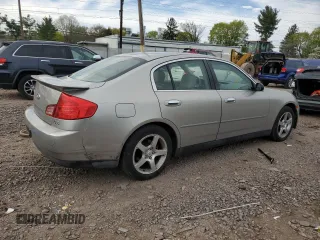 2003 Infiniti G35 with VIN JNKCV51E03M307315, listed as a Copart auction lot 53795635 with 166,050 mi miles and Salvage Title. Bid and sale history available at DreamBid. Image 3.