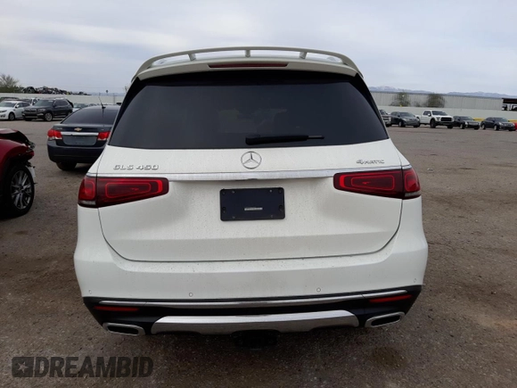 2021 Mercedes-Benz GLS with VIN 4JGFF5KE2MA440425, listed as a Copart auction lot 41834273 with 23,335 mi miles. Bid and sale history available at carsss.com. Image 6.