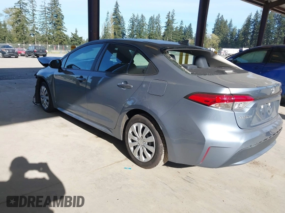 2021 Toyota Corolla LE with VIN 5YFEPMAE5MP204274, listed as a IAAI auction lot 42044017 with 76,846 mi miles. Bid and sale history available at carsss.com. Image 3.