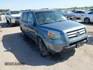 2006 Honda Pilot EX-L with VIN 2HKYF18506H521822, listed as a IAAI auction lot 42012612 with 187,946 mi miles and . Bid and sale history available at carsss.com. Image 1.