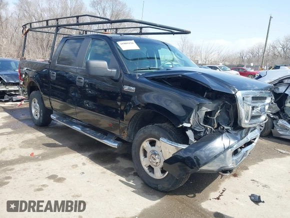 2008 Ford F-150 XLT with VIN 1FTPW14V98FB55518, listed as a IAAI auction lot 41803124 with 261,845 mi miles. Bid and sale history available at carsss.com. Image 1.