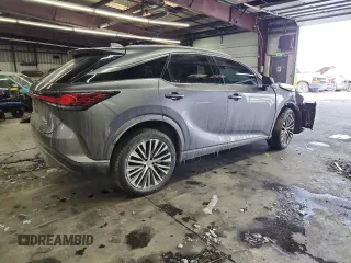 2023 Lexus RX with VIN 2T2BBMCA0PC003815, listed as a Copart auction lot 45183545 with 0 mi miles and Salvage Title. Bid and sale history available at carsss.com. Image 3.