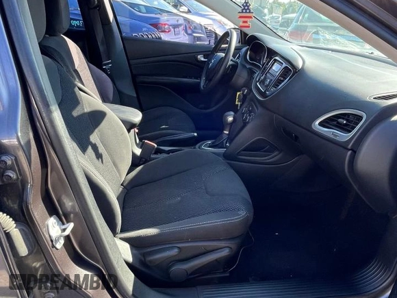 2016 Dodge Dart SXT with VIN 1C3CDFBB8GD652956, listed as a Copart auction lot 82711544 with 73,105 mi miles and Clean Title. Bid and sale history available at carsss.com. Image 5.