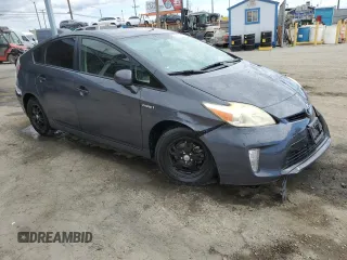 2013 Toyota Prius One with VIN JTDKN3DU6D5618389, listed as a Copart auction lot 53664095 with 207,300 mi miles and Salvage Title. Bid and sale history available at carsss.com. Image 4.