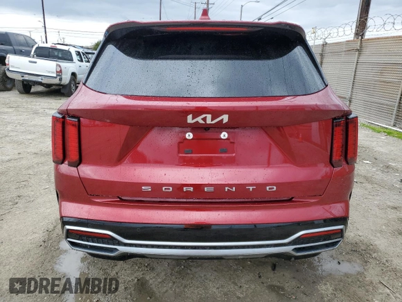 2022 Kia Sorento S with VIN 5XYRL4LC6NG129860, listed as a Copart auction lot 48370515 with 43,651 mi miles and Salvage Title. Bid and sale history available at carsss.com. Image 6.