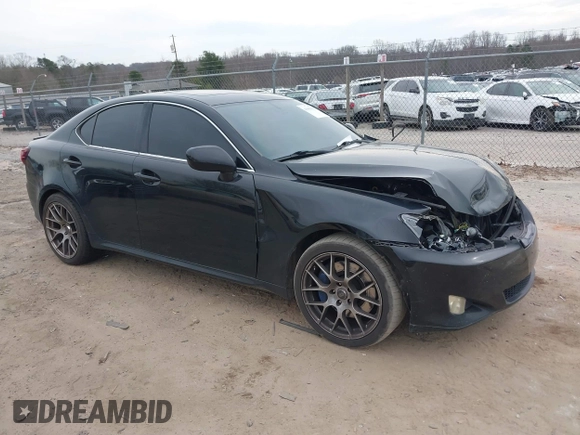 2007 Lexus IS 350 with VIN JTHBE262672007093, listed as a IAAI auction lot 41683132 with 171,613 mi miles and . Bid and sale history available at DreamBid. Image 1.