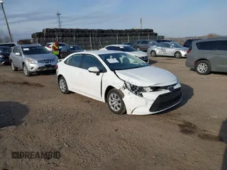 2024 Toyota Corolla Hybrid LE with VIN JTDBCMFE6R3049158, listed as a IAAI auction lot 41791626 with 35,481 mi miles. Bid and sale history available at carsss.com. Image 1.