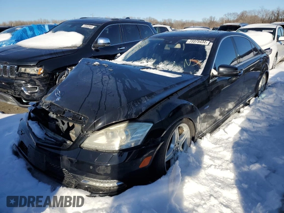 2010 Mercedes-Benz S 400 with VIN WDDNG9FB9AA310731, listed as a Copart auction lot 73375434 with 183,515 mi miles and Salvage Title. Bid and sale history available at DreamBid. Image 1.