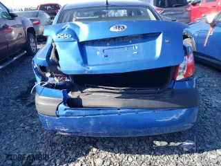2009 Kia Rio SX with VIN KNADE223796508737, listed as a Copart auction lot 50266225 with 196,590 mi miles and Salvage Title. Bid and sale history available at carsss.com. Image 6.