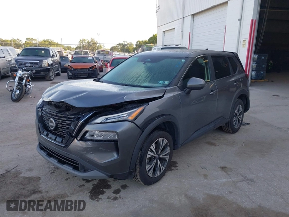 2023 Nissan Rogue SV with VIN 5N1BT3BB8PC795562, listed as a IAAI auction lot 42058955 with 53,820 mi miles. Bid and sale history available at carsss.com. Image 17.