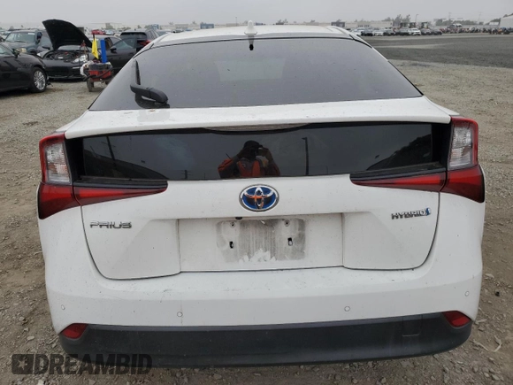 2021 Toyota Prius L Eco with VIN JTDKAMFU9M3146148, listed as a Copart auction lot 60747745 with 145,146 mi miles and Salvage title. Bid and sale history available at DreamBid. Image 6.