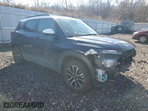 2021 Chevrolet TrailBlazer ACTIV with VIN KL79MSSL1MB148339, listed as a Copart auction lot 45146825 with 83,934 mi miles and Salvage Title. Bid and sale history available at DreamBid. Image 4.