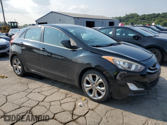 2013 Hyundai Elantra GT with VIN KMHD35LE5DU112672, listed as a Copart auction lot 69005444 with 214,370 mi miles and Salvage Title. Bid and sale history available at carsss.com. Image 4.